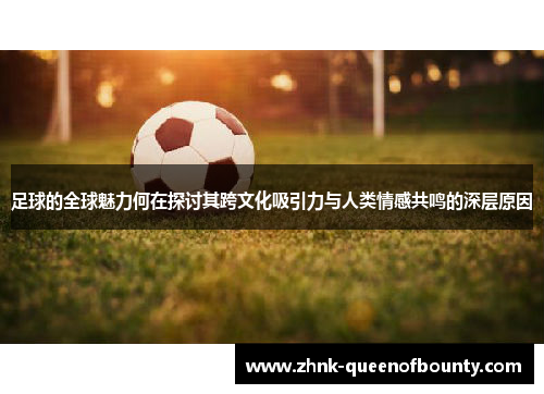 足球的全球魅力何在探讨其跨文化吸引力与人类情感共鸣的深层原因